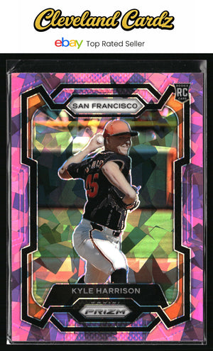 2024 Panini Prizm #3 Kyle Harrison Pink Ice Prizms
