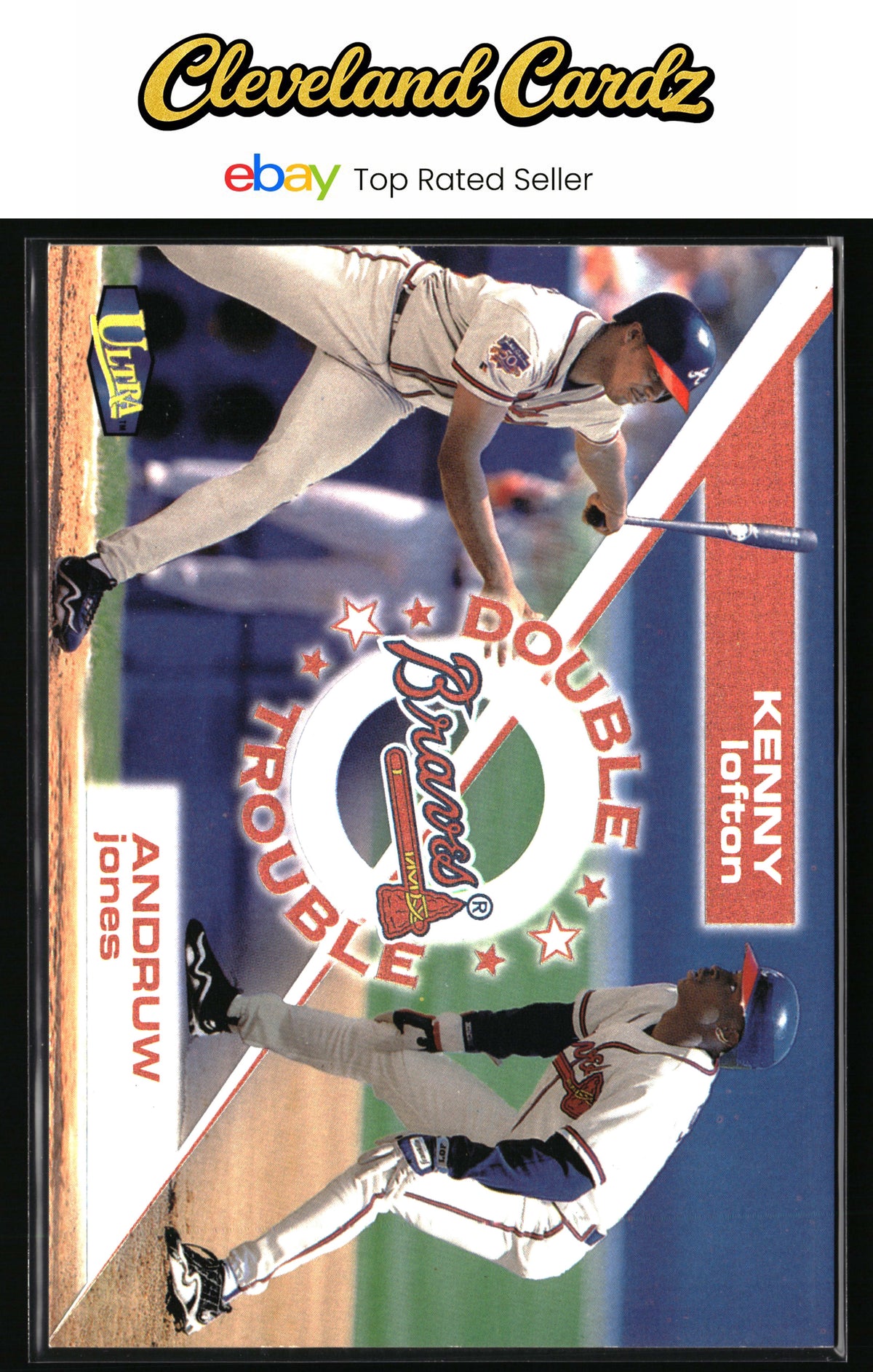 1998 Ultra #3 DT Andruw Jones / Kenny Lofton Double Trouble