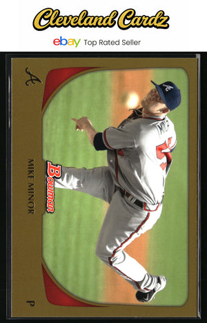 2011 Bowman #132 Mike Minor Gold