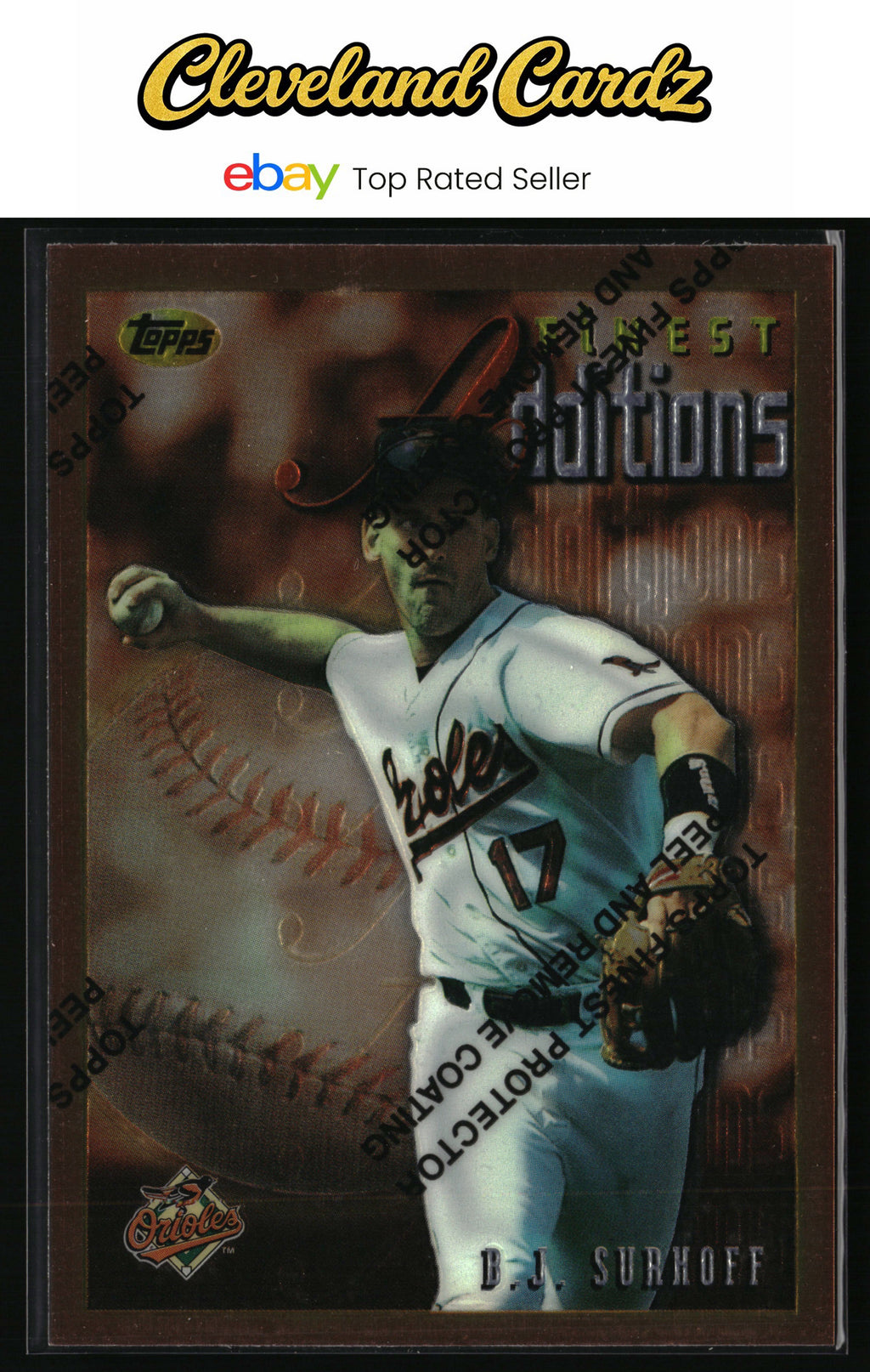 1996 Finest #304 B.J. Surhoff