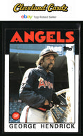 1986 Topps #190 George Hendrick