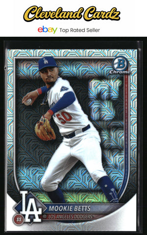 2025 Bowman Chrome #26 Mookie Betts Mojo Refractors
