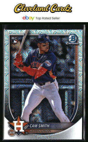2025 Bowman Chrome #77 Cam Smith Mojo Refractors