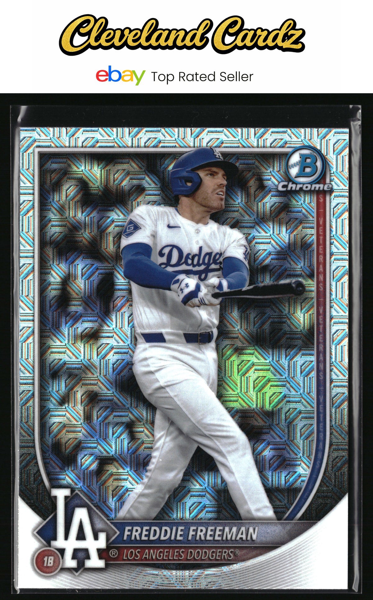 2025 Bowman Chrome #33 Freddie Freeman Mojo Refractors