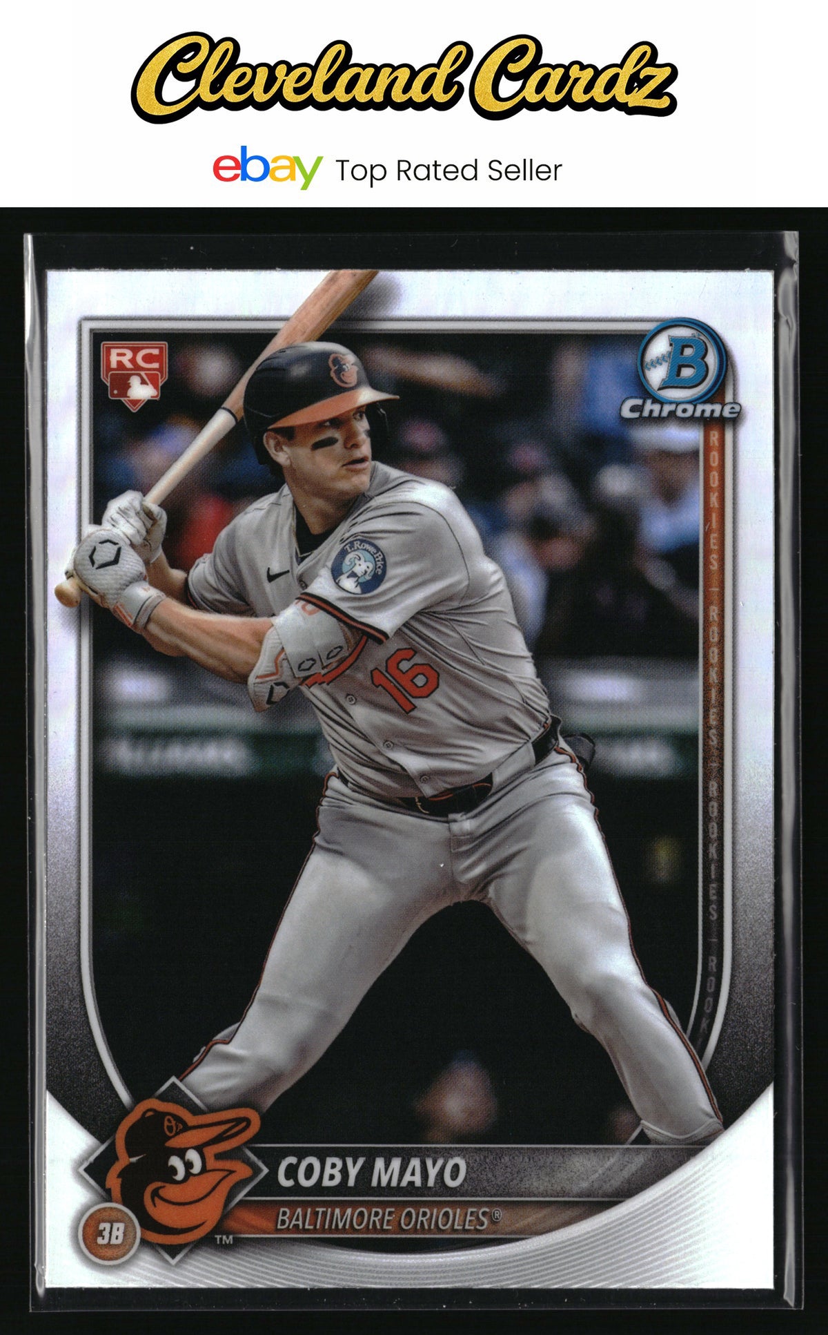 2025 Bowman Chrome #83b Coby Mayo Refractor Red RC