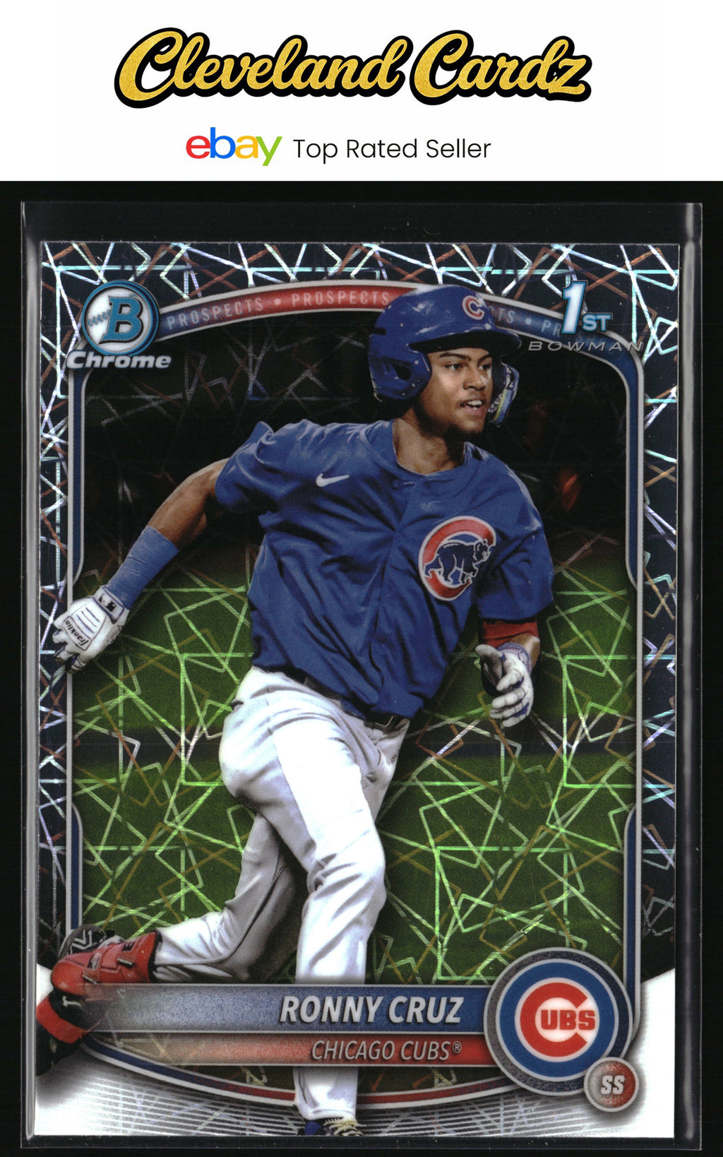 2025 Bowman Chrome #BCP-213 Ronny Cruz Prospects Laser