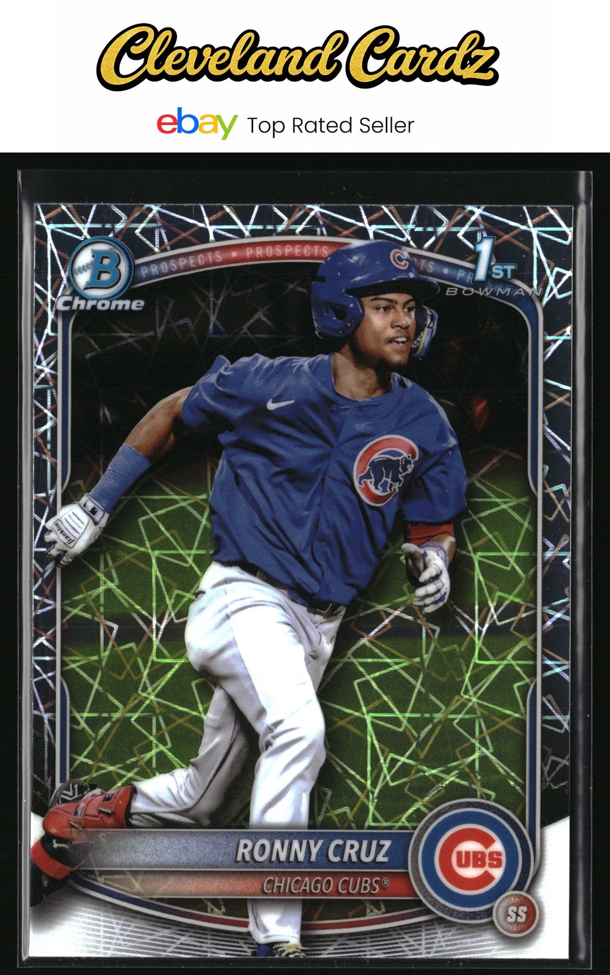 2025 Bowman Chrome #BCP-213 Ronny Cruz Prospects Laser