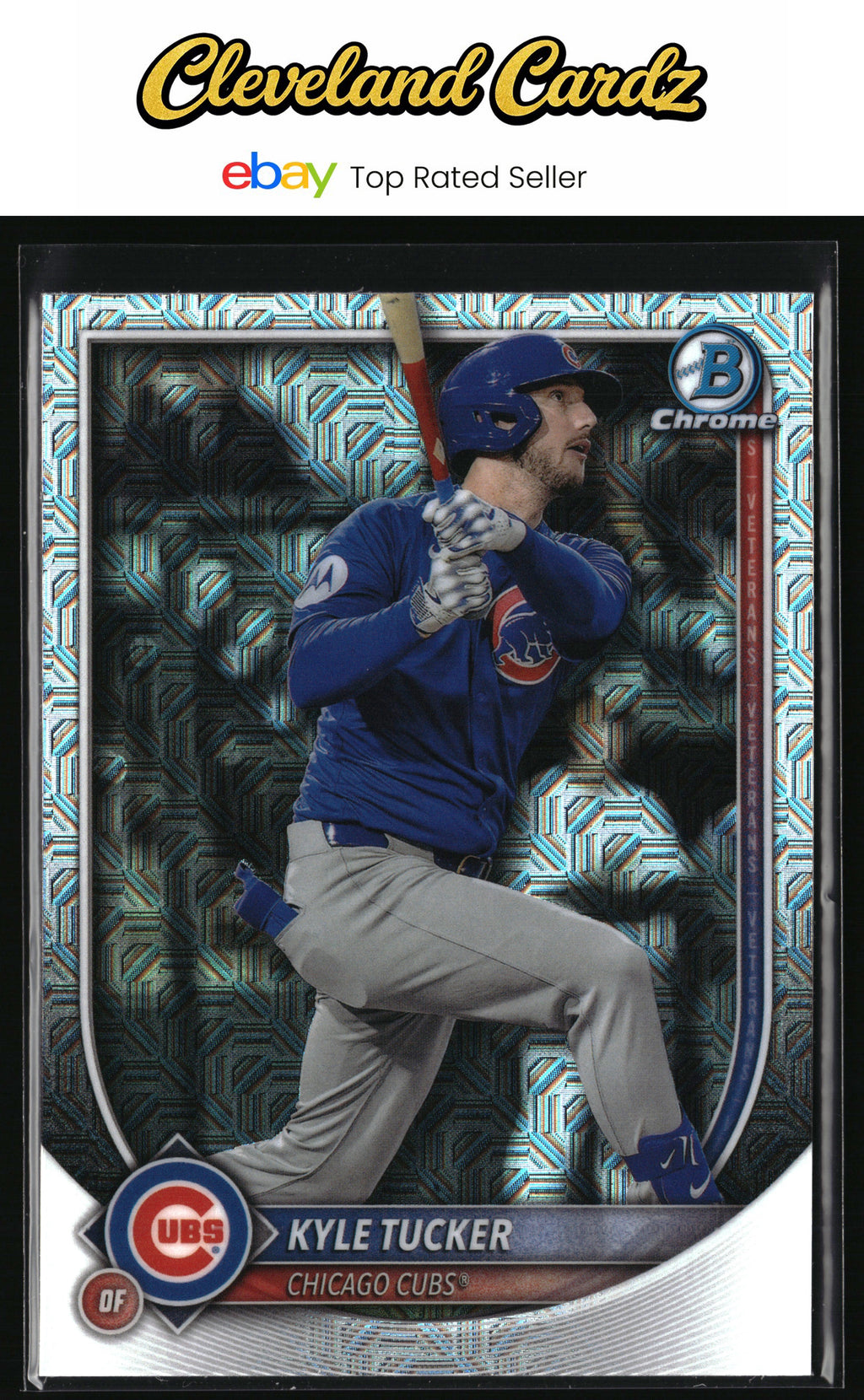 2025 Bowman Chrome #57 Kyle Tucker Mojo Refractors