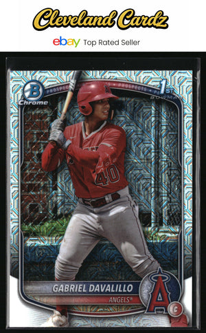 2025 Bowman Chrome #BCP-178 Gabriel Davalillo Prospects Mojo