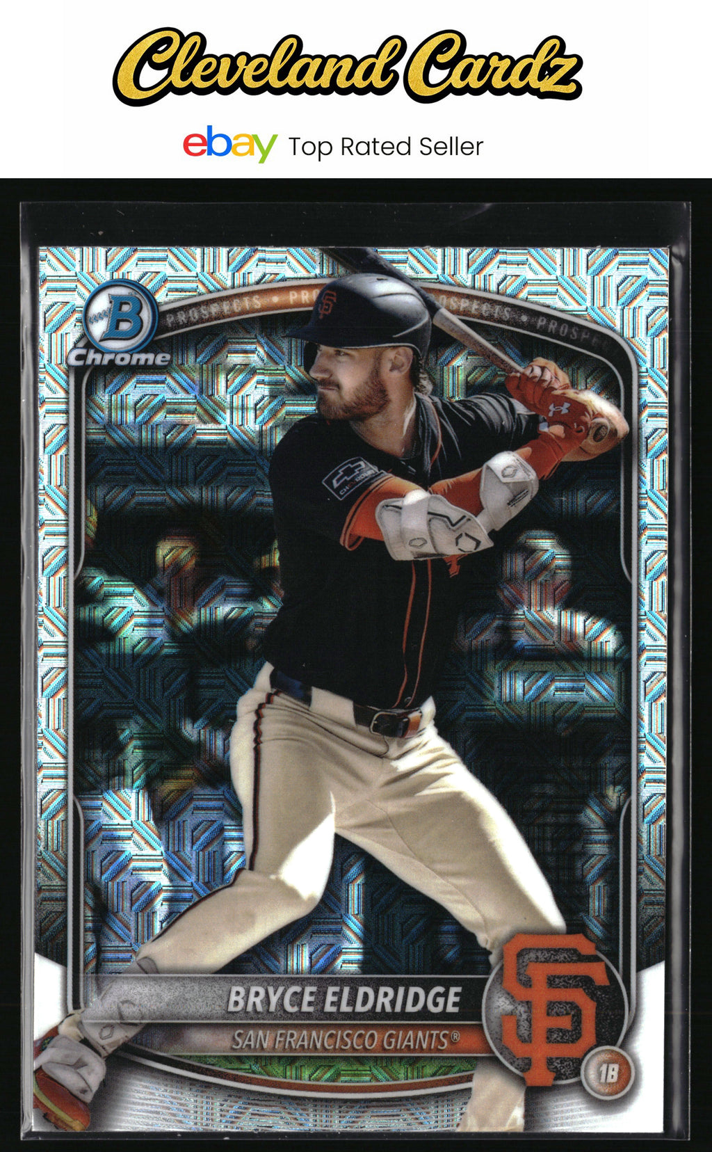 2025 Bowman Chrome #BCP-180 Bryce Eldridge Prospects Mojo