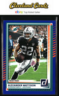 2025 Donruss #162 Alexander Mattison Press Proofs Blue