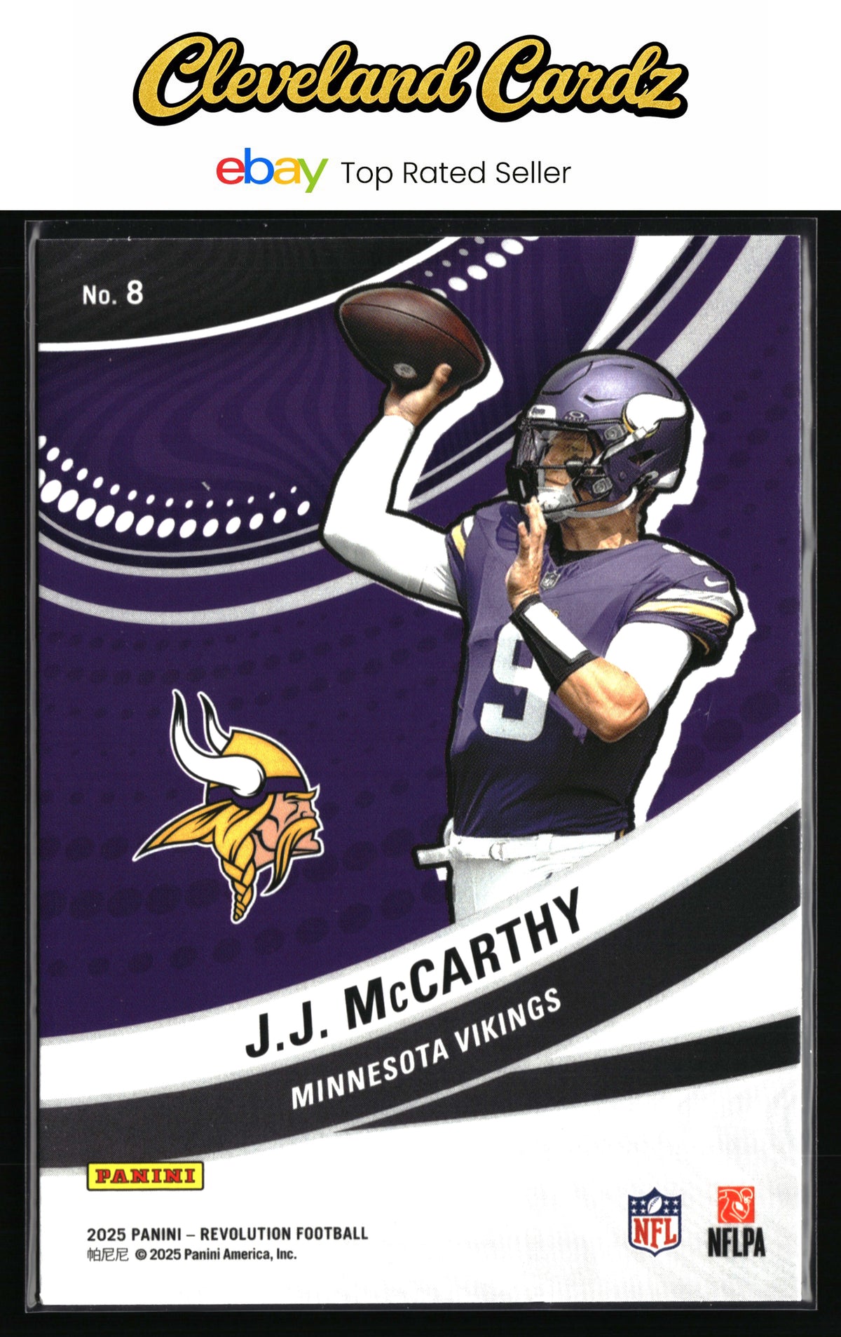 2025 Panini Revolution #8 JJ McCarthy Futures