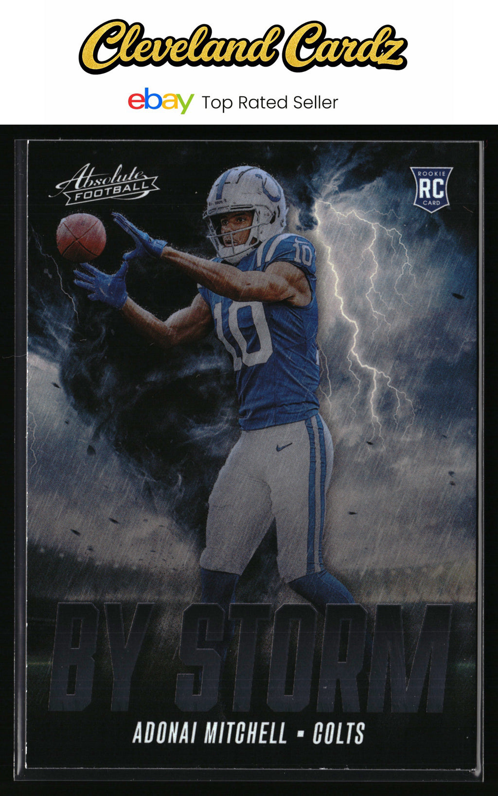 2024 Panini Absolute #BS-AML Adonai Mitchell By Storm