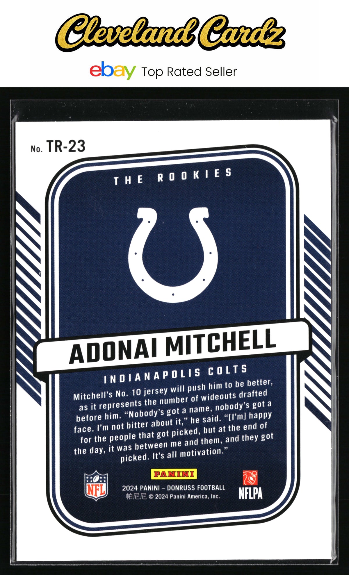 2024 Donruss #TR-23 Adonai Mitchell The Rookies