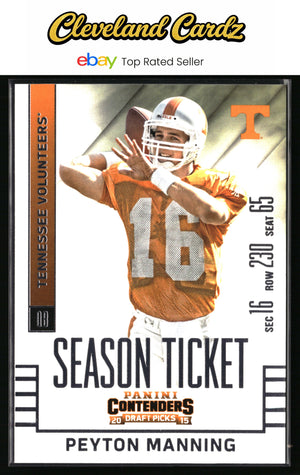 2015 Panini Contenders Draft Picks #81 Peyton Manning