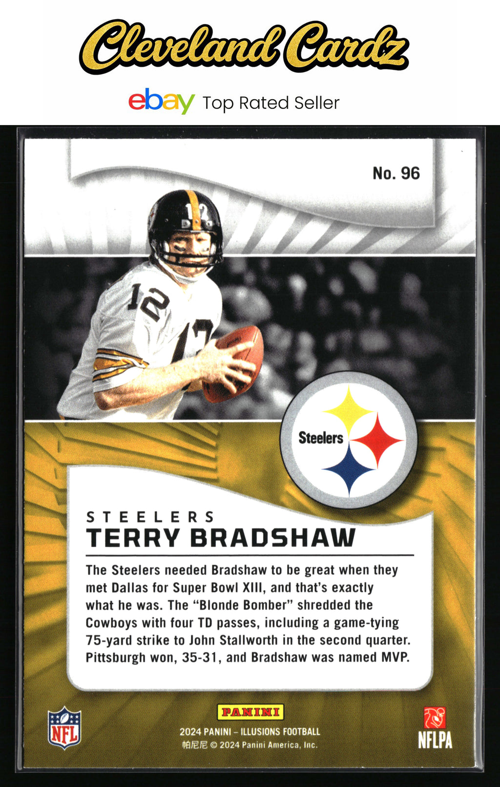 2024 Panini Illusions #96 Terry Bradshaw