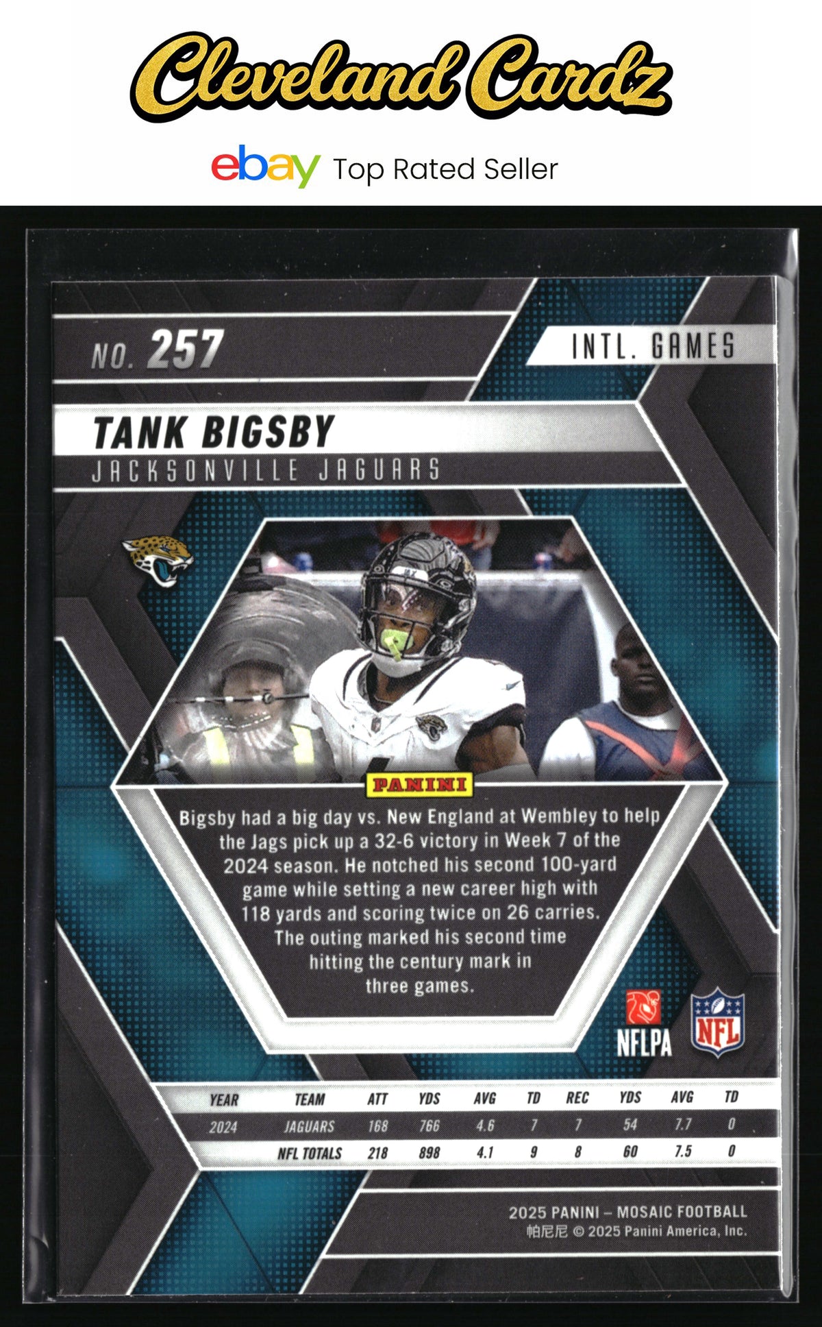 2025 Panini Mosaic #257 Tank Bigsby