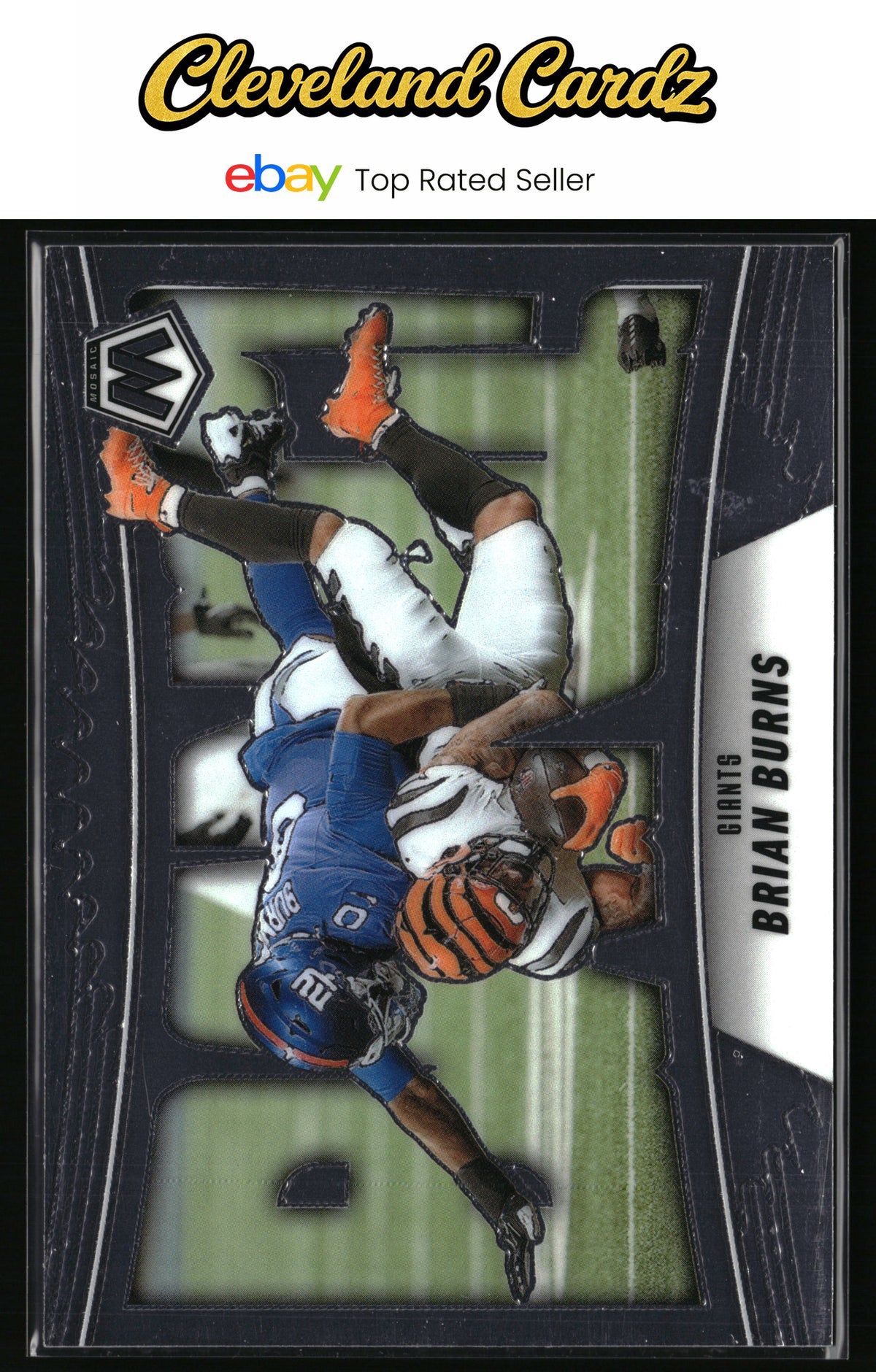 2025 Panini Mosaic #7 Brian Burns Bang!