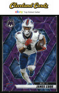 2025 Panini Mosaic #201 James Cook Purple Scope