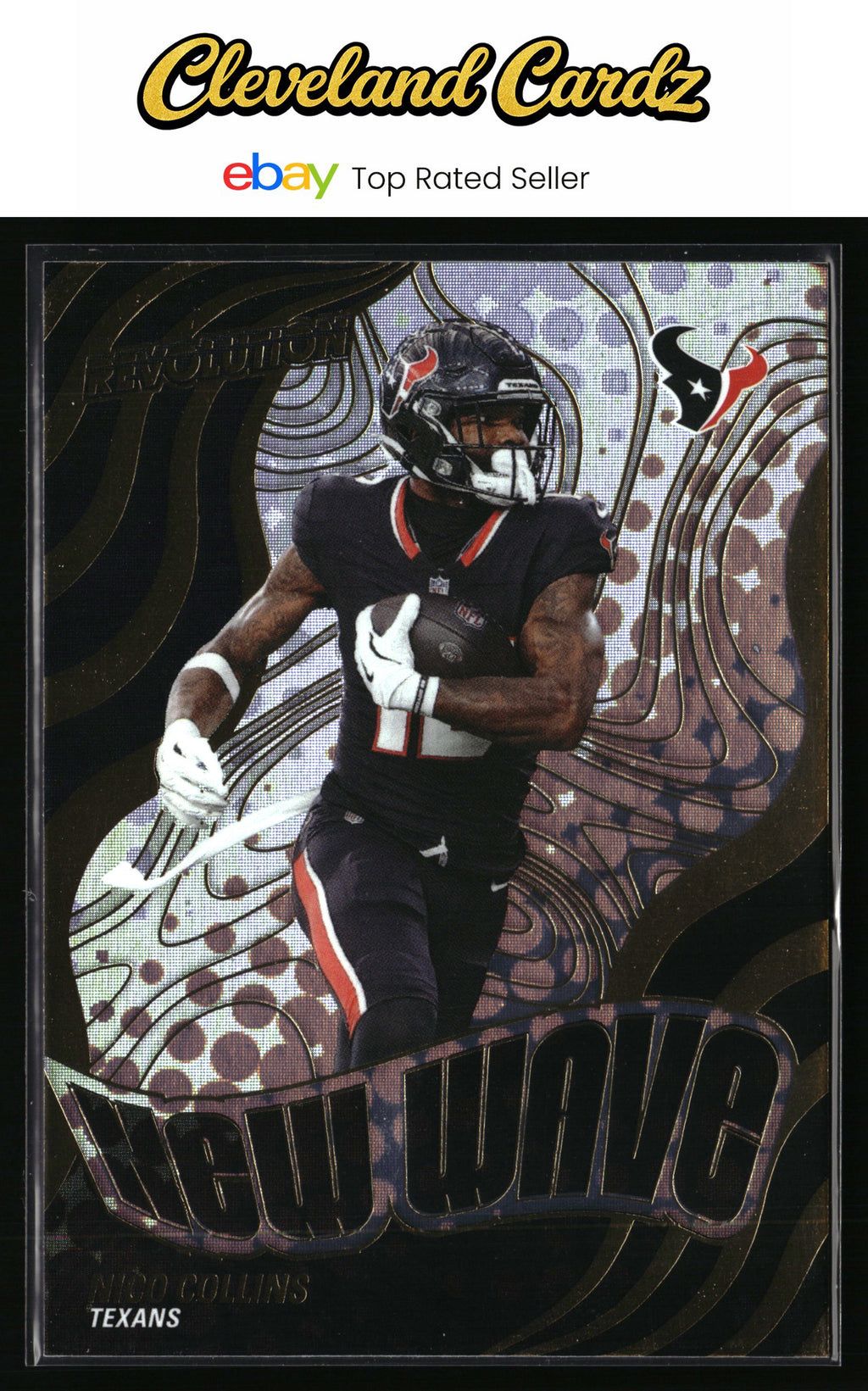 2025 Panini Revolution #21 Nico Collins New Wave