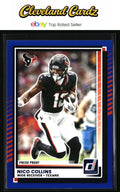 2025 Donruss #206 Nico Collins Press Proofs Blue