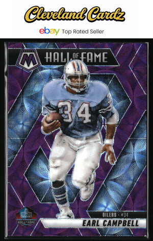 2025 Panini Mosaic #294 Earl Campbell Purple Scope