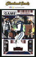 2024 Panini Contenders #25 Dak Prescott Game Ticket Red