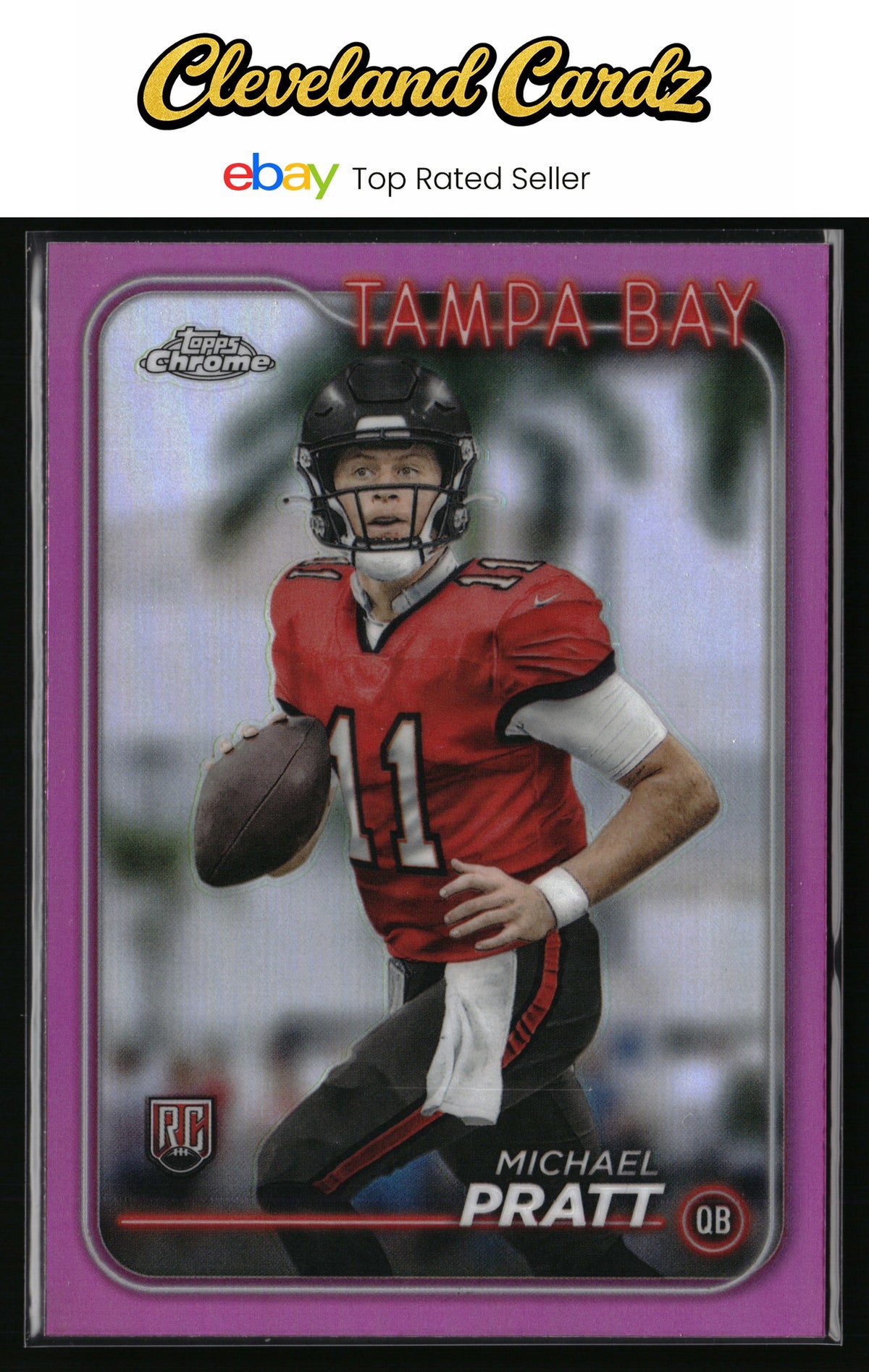 2024 Topps Chrome #217 Michael Pratt Pink Refractor
