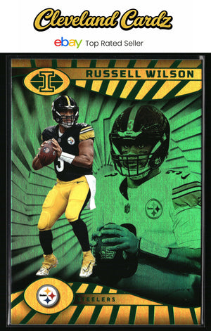 2024 Panini Illusions #74 Russell Wilson Emerald Trophy Collection