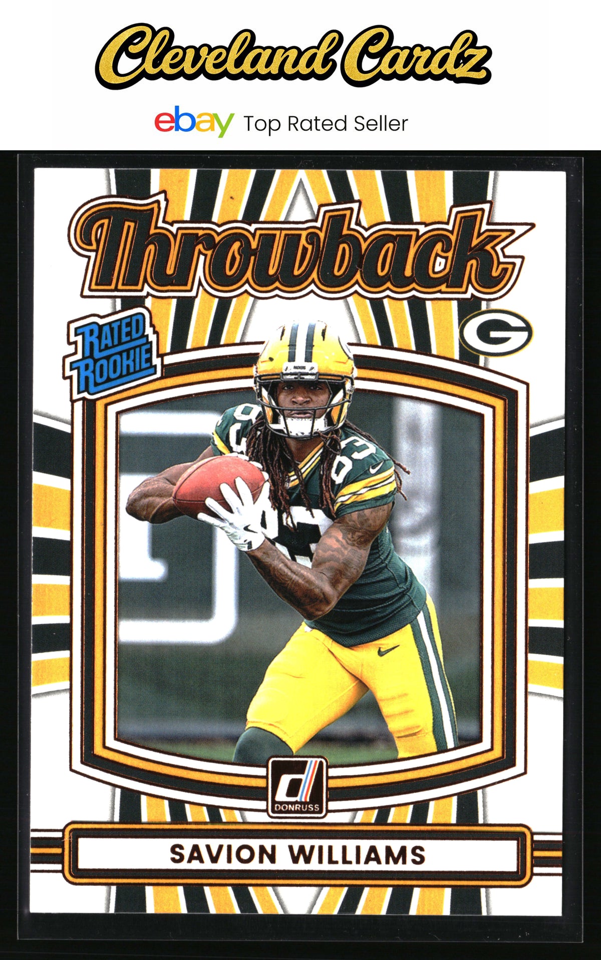 2025 Donruss #43 Savion Williams Rated Rookies Throwback