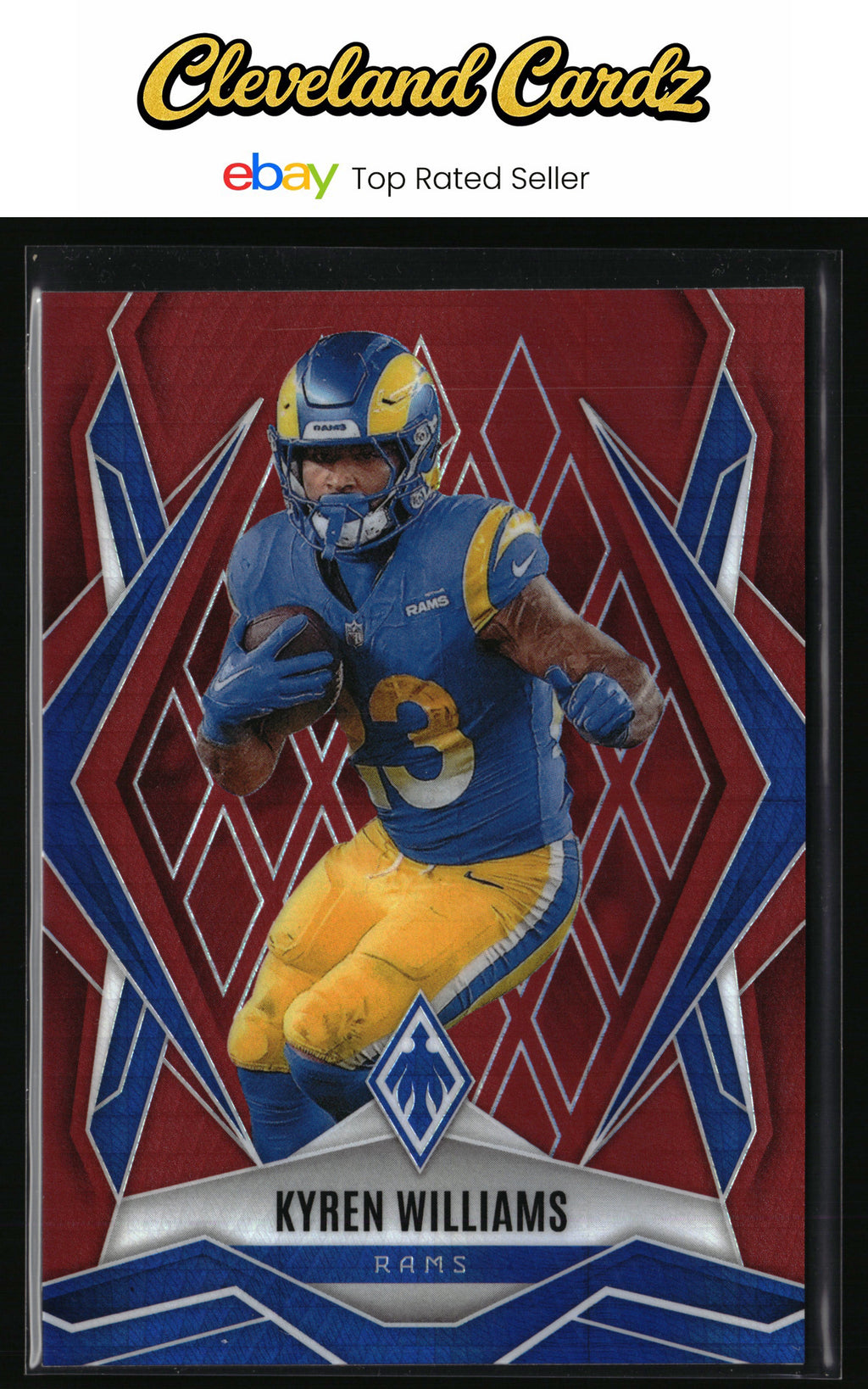 2025 Panini Phoenix #113 Kyren Williams Red Hyper Prizm #/399