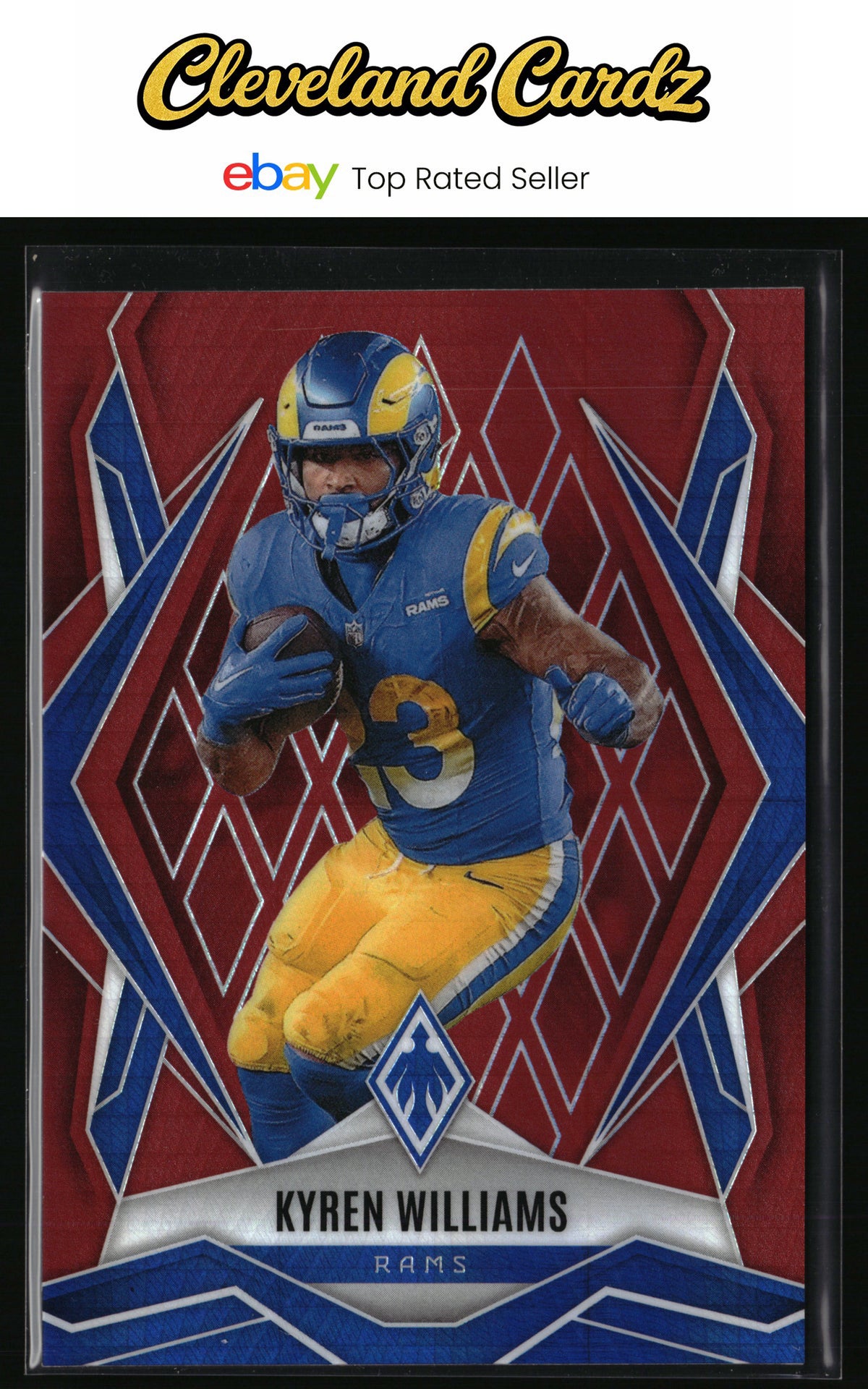 2025 Panini Phoenix #113 Kyren Williams Red Hyper Prizm #/399