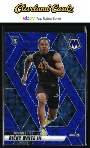 2025 Panini Mosaic #386 Ricky White III Blue Scope
