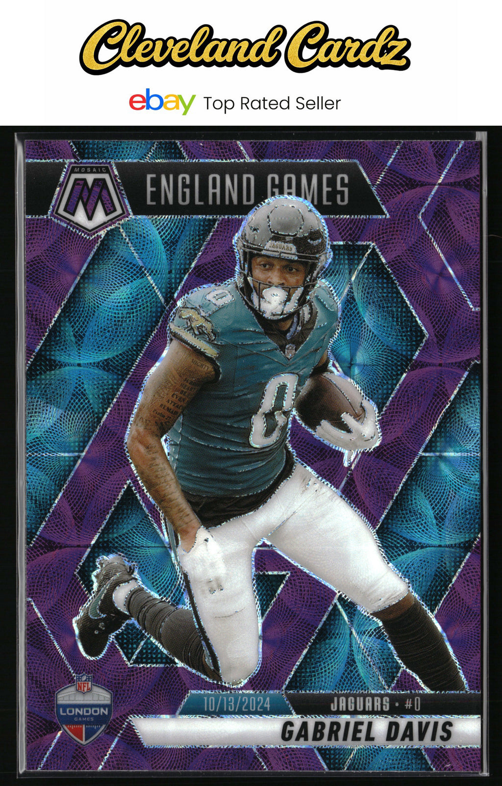 2025 Panini Mosaic #255 Gabriel Davis Purple Scope