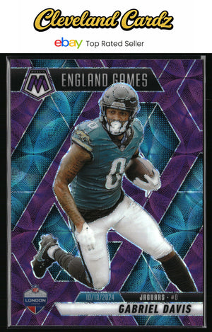 2025 Panini Mosaic #255 Gabriel Davis Purple Scope