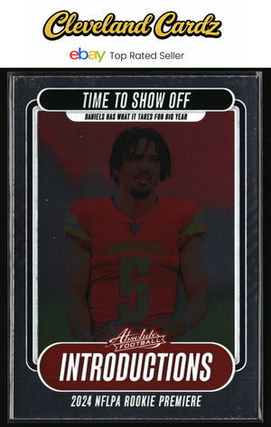 2024 Panini Absolute #I-JDS Jayden Daniels Introductions