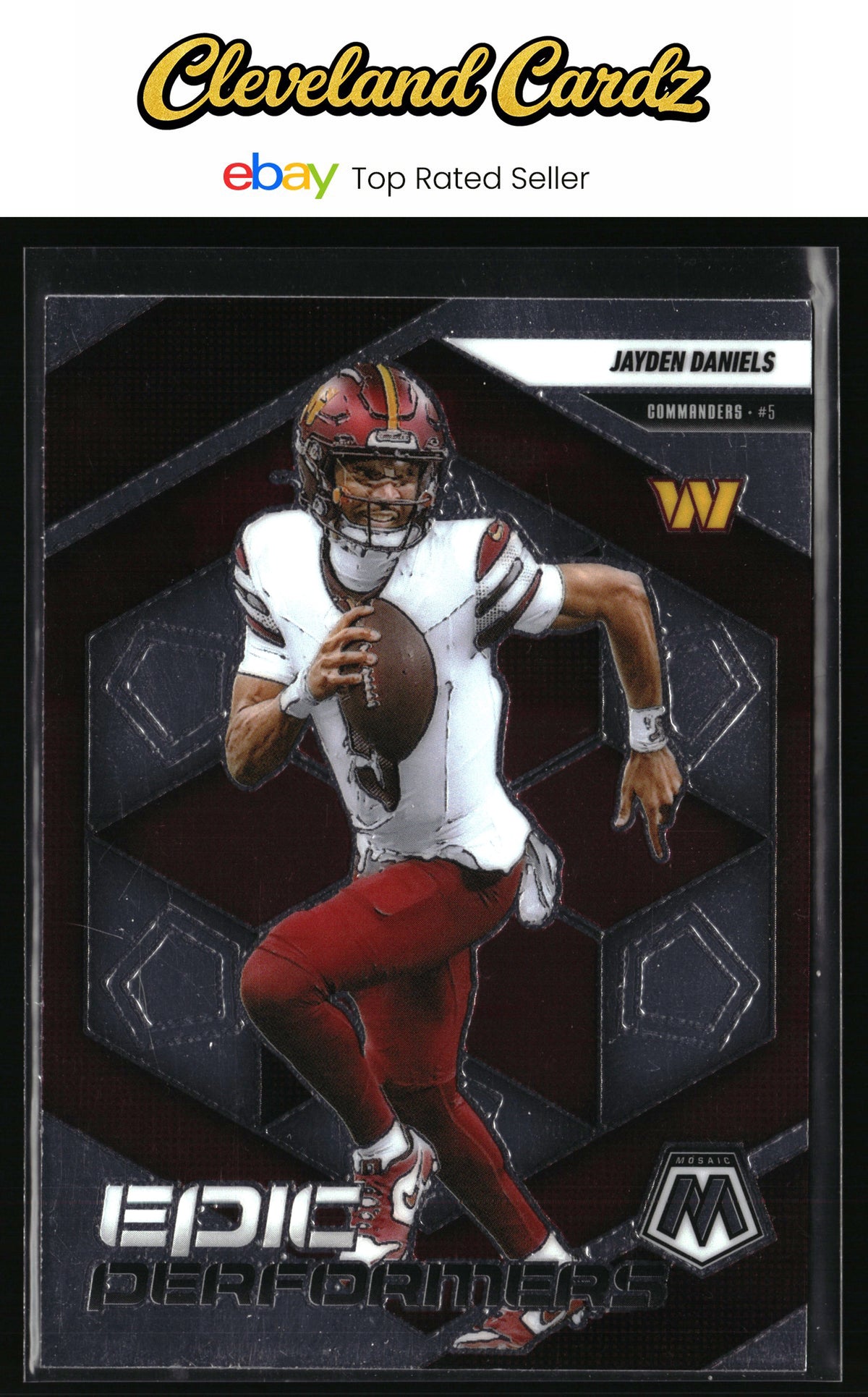 2025 Panini Mosaic #20 Jayden Daniels Epic Performers