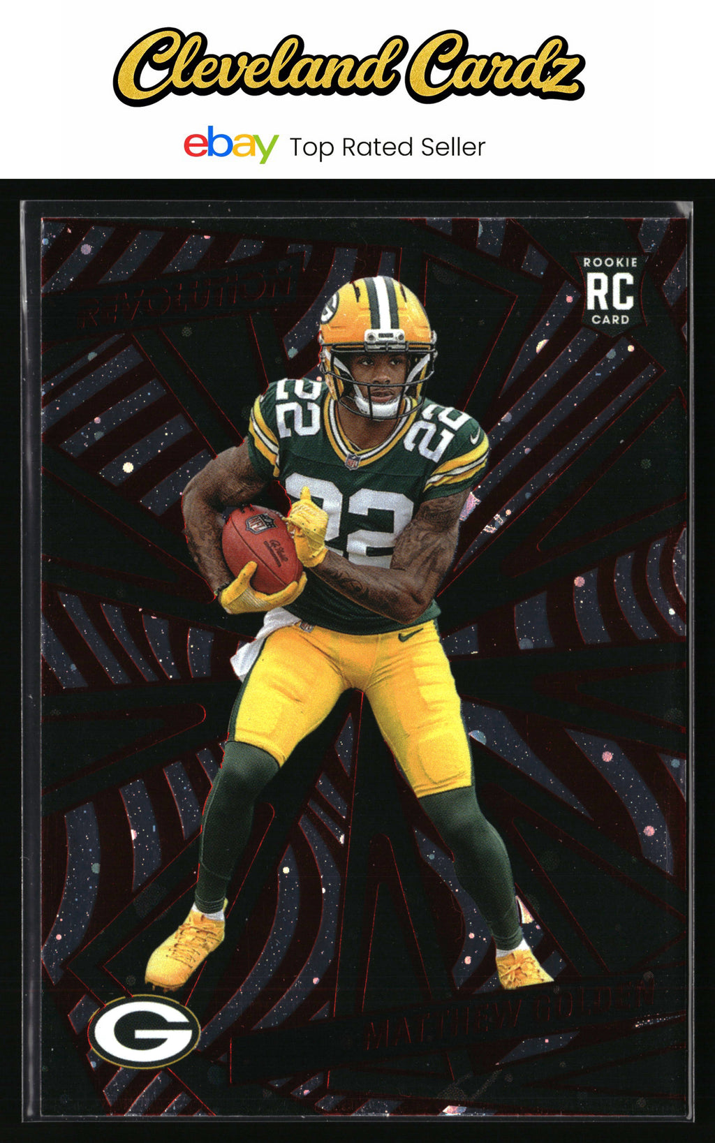 2025 Panini Revolution #228 Matthew Golden Red Cosmo