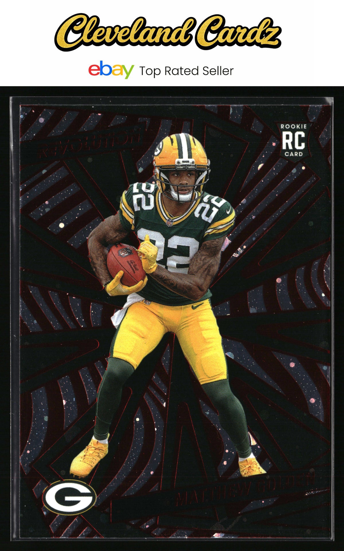 2025 Panini Revolution #228 Matthew Golden Red Cosmo