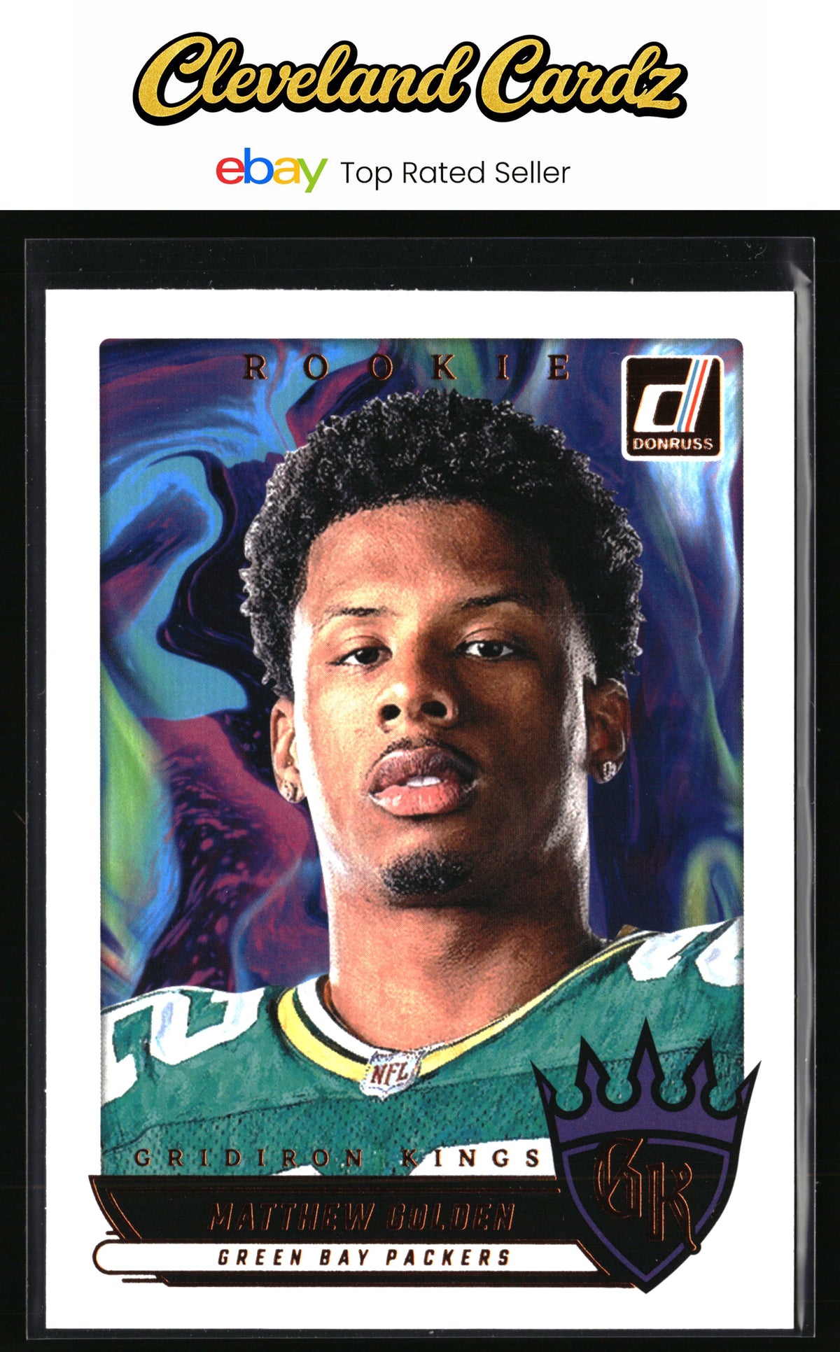 2025 Donruss #RGK-MGN Matthew Golden Rookie Gridiron Kings