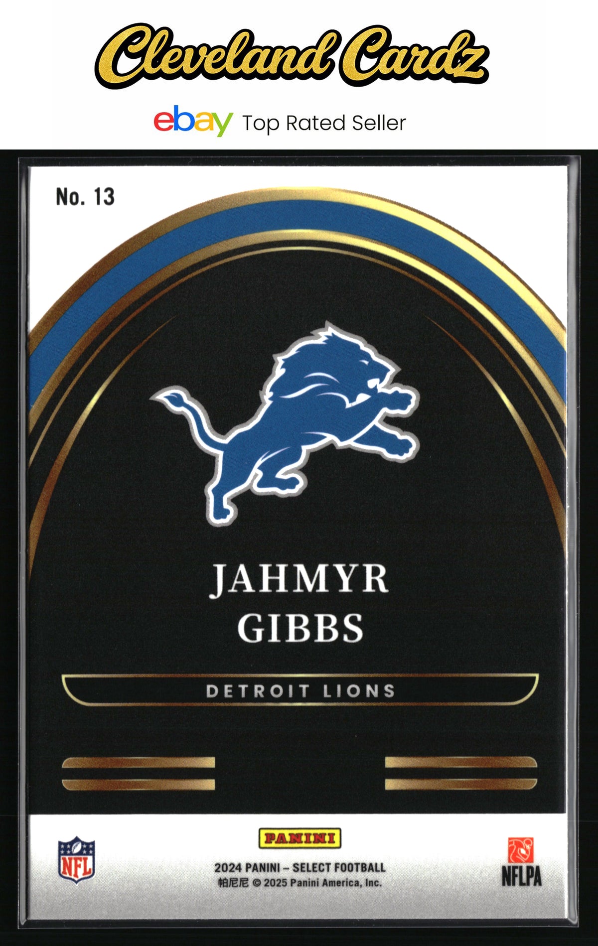2024 Panini Select #13 Jahmyr Gibbs Select Future