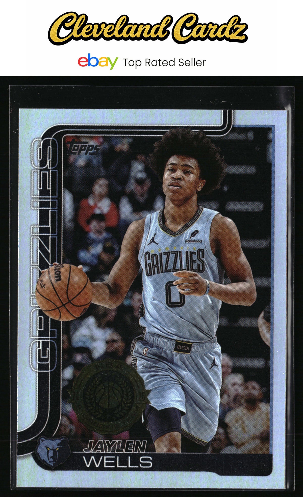 2025-26 Topps #183 Jaylen Wells Rainbow Foilboard