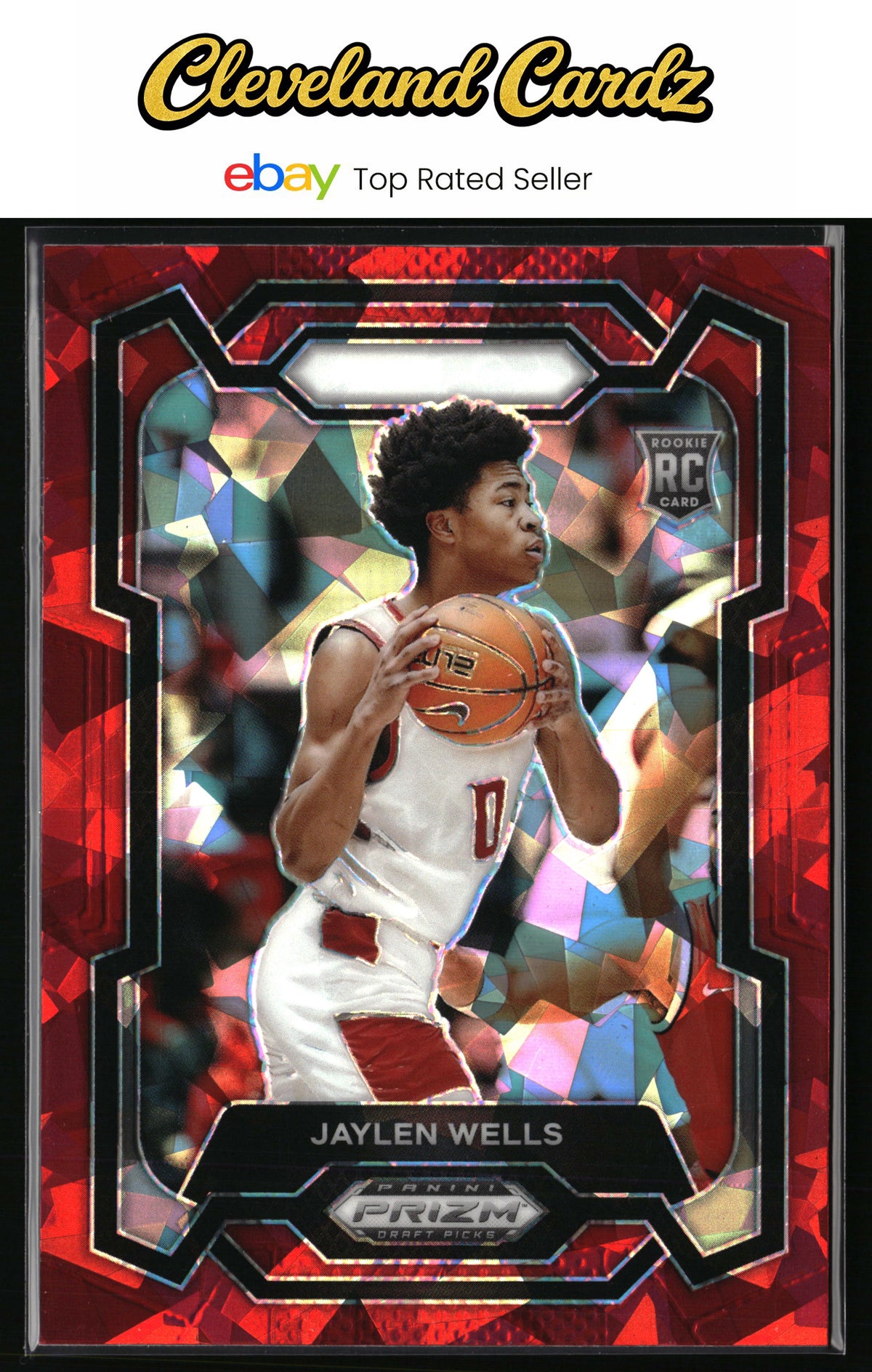 2024 Panini Prizm Draft Picks #31 Jaylen Wells Prizms Red Ice