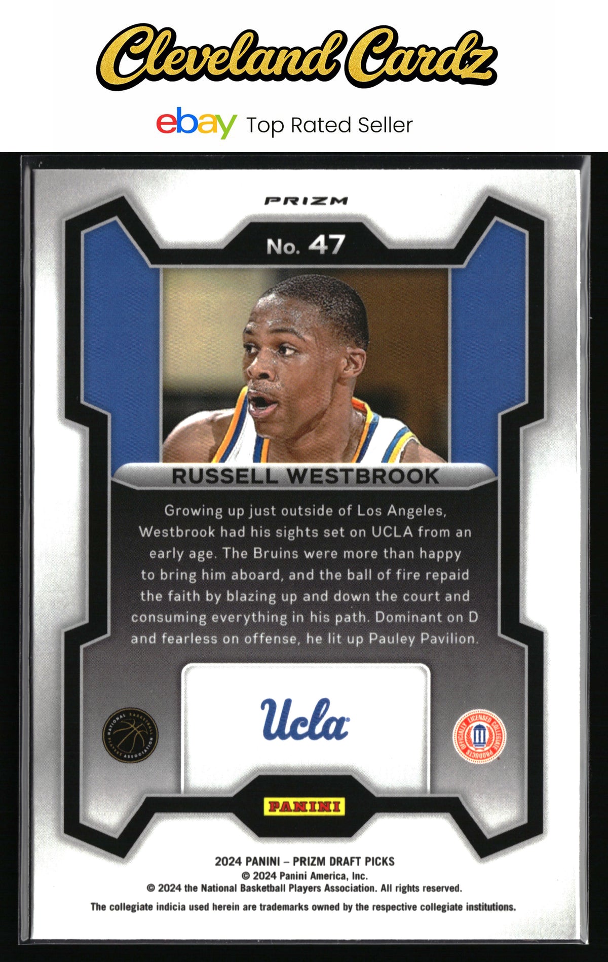 2024 Panini Prizm Draft Picks #47b Russell Westbrook Prizms Red Ice