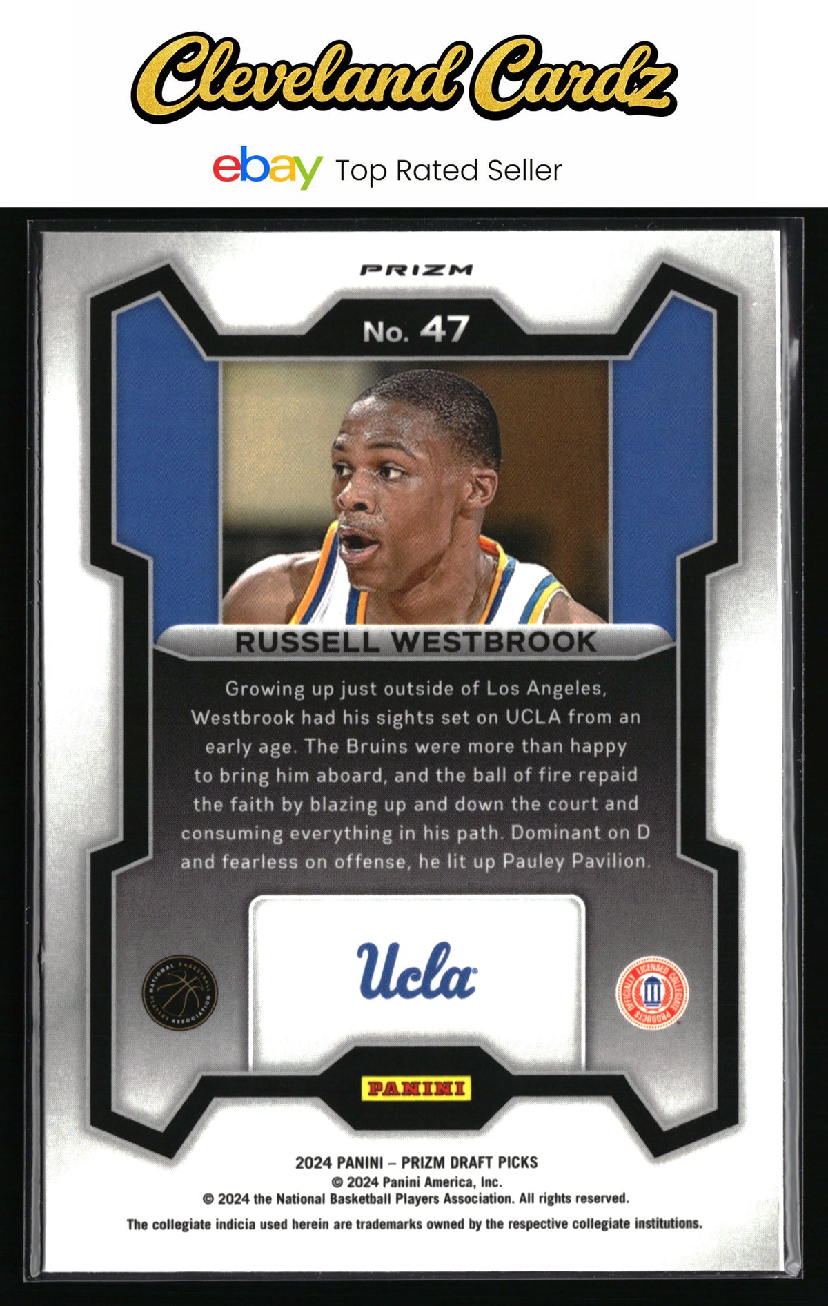 2024 Panini Prizm Draft Picks #47 Russell Westbrook Prizms Silver