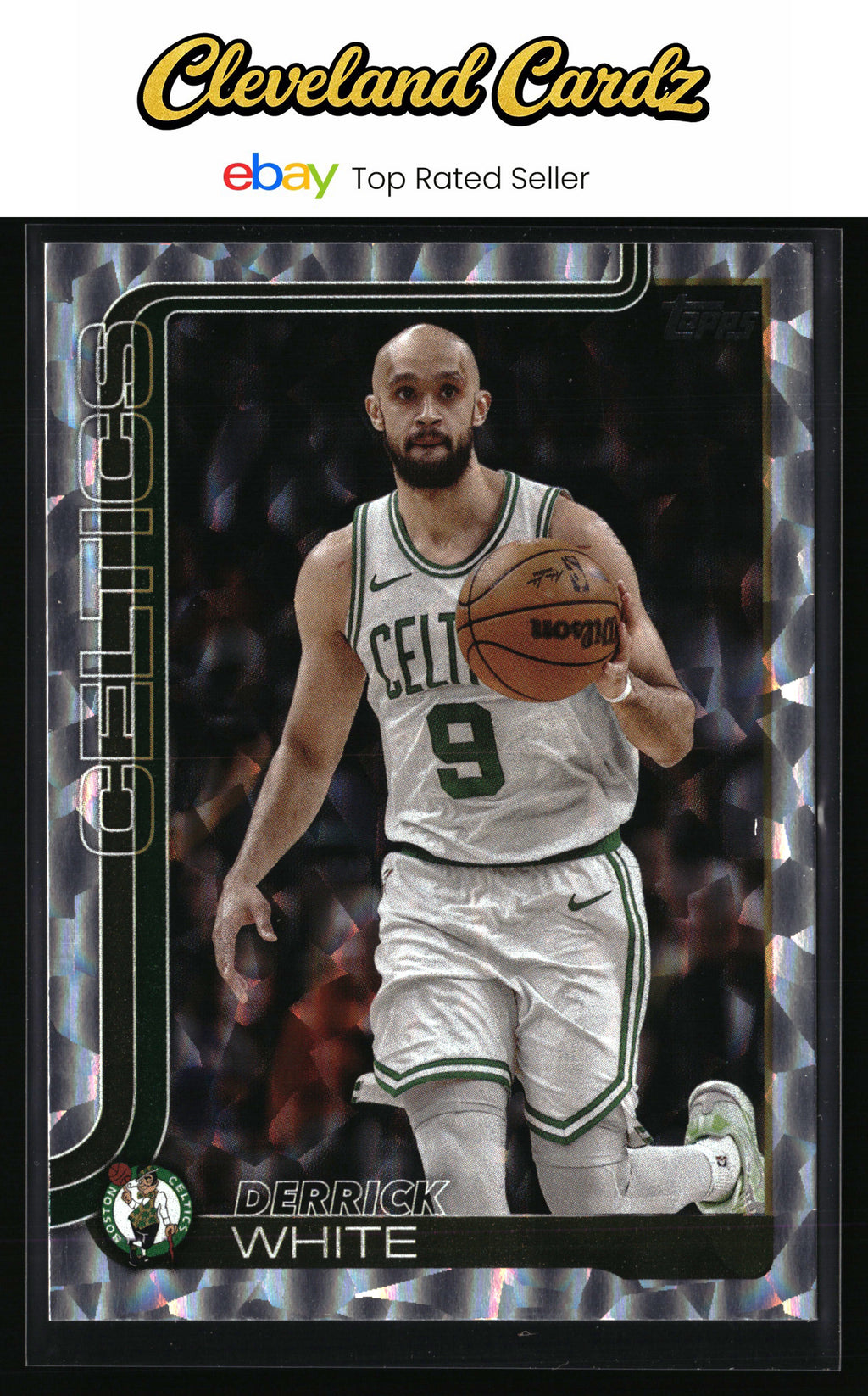 2025-26 Topps #6 Derrick White Crackleboard