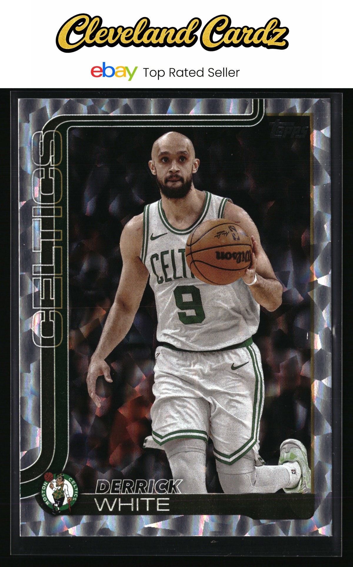 2025-26 Topps #6 Derrick White Crackleboard