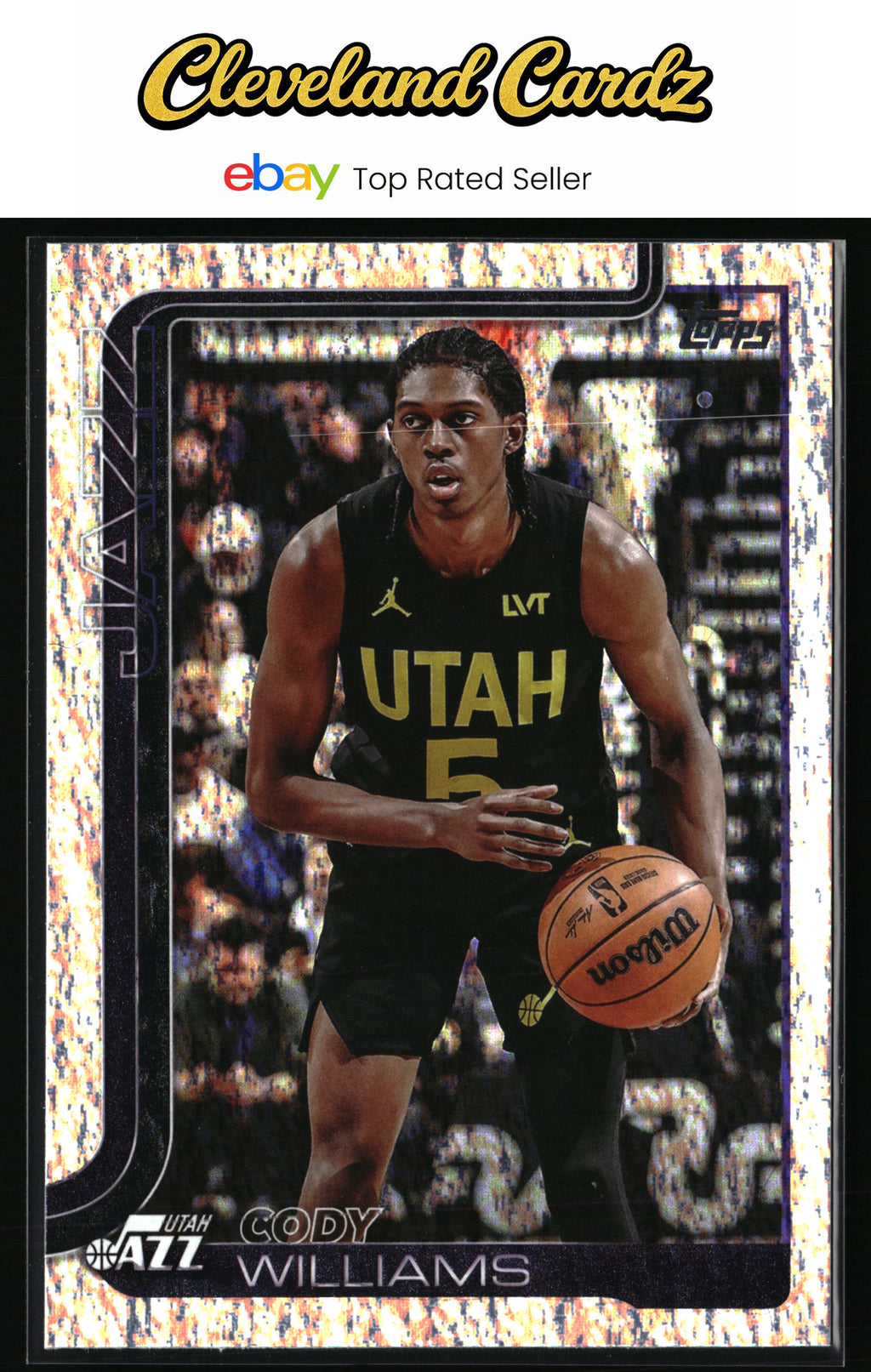 2025-26 Topps #130 Cody Williams Sandglitter