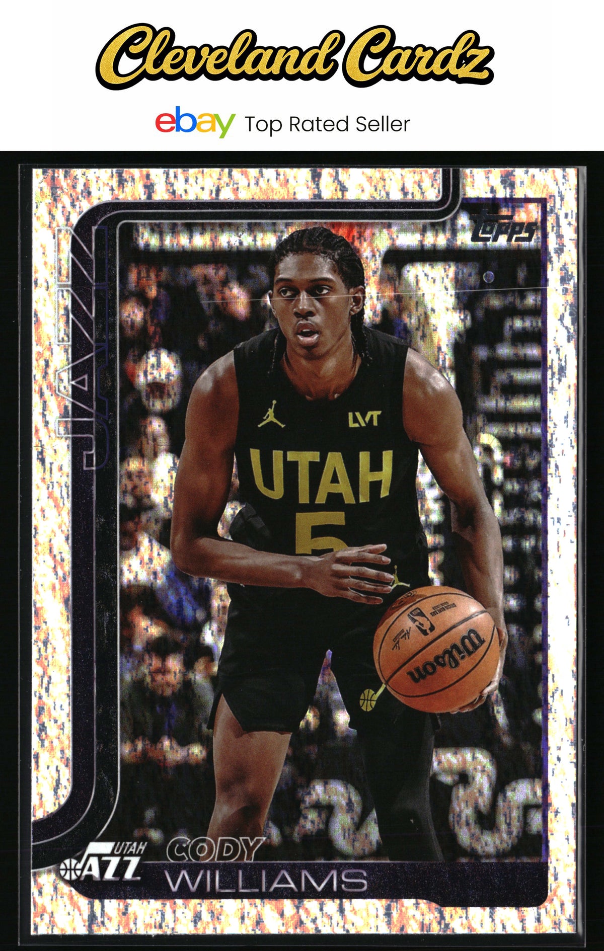 2025-26 Topps #130 Cody Williams Sandglitter