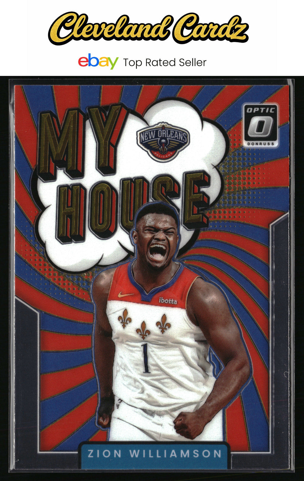 2021-22 Donruss Optic #10 Zion Williamson My House
